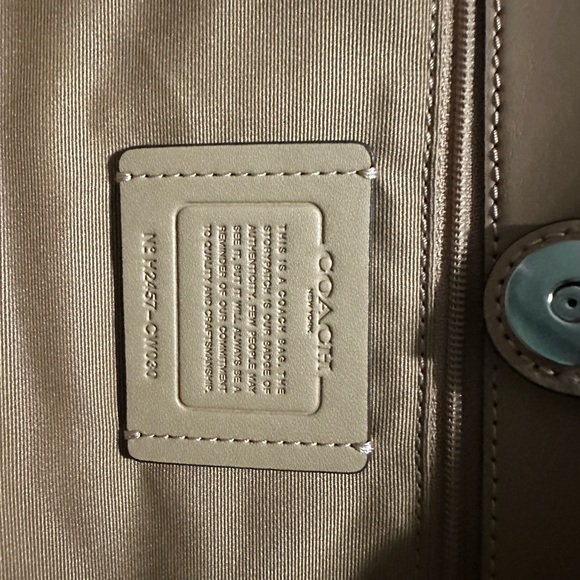 Coach White Limited Edition Rocket Print City Tote Bag - Picture 10 of 12